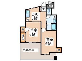 クボタマンションの物件間取画像